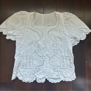 Custom-made Antique French Linen Tablecloth Suit